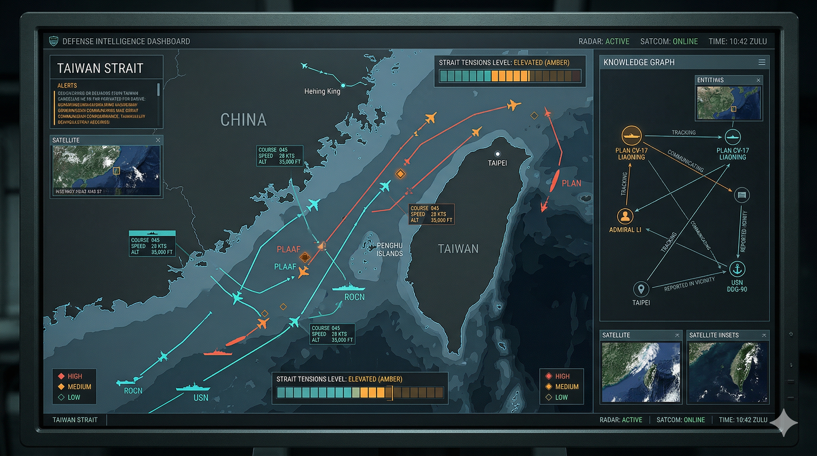 戰術顯示介面 / Military Tactical Display